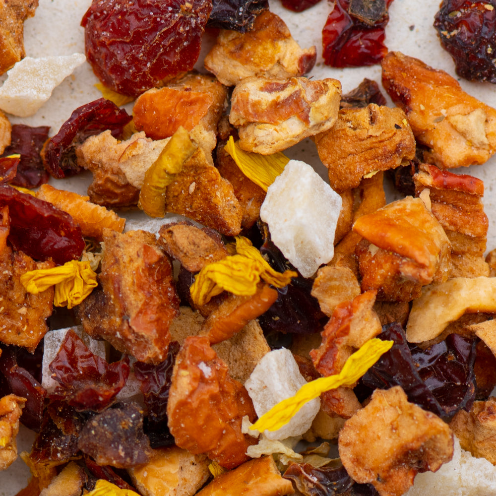 Früchtetee Pfirsichtraum mild von teewerk.ch Früchtetee Pfirsichtraum mild von teewerk.ch