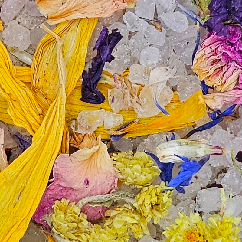 Blütensalz hausgemacht mit Meersalz aus Kroatien