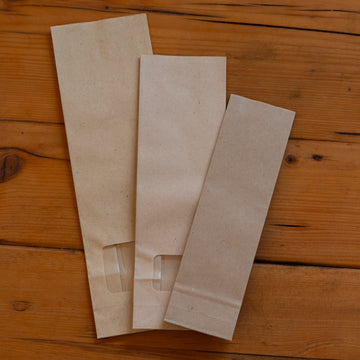 Teebeutel aus Graspapier 50g - 250g