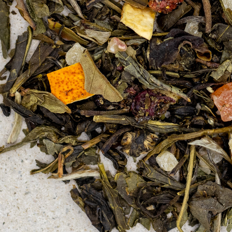 Grüner Tee / Weisser Tee Tempel der Götter, Lychee Pfirsich, natürlich