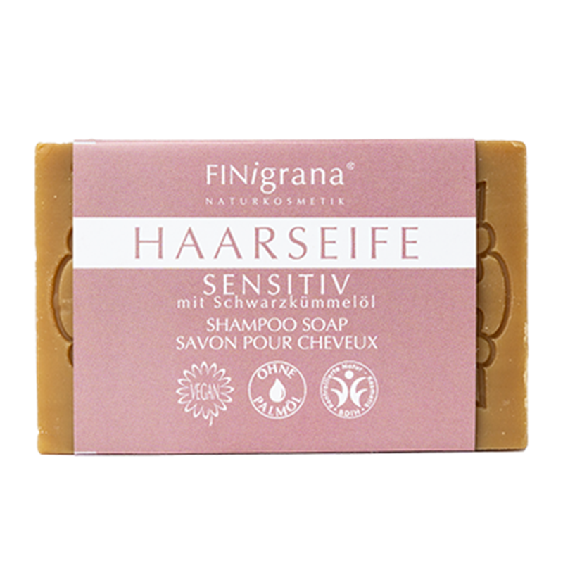 FINigrana Aleppo Haarseife 100g mit Schwarzkümmelöl sensitiv
