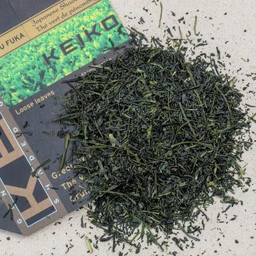 Japan Grüntee bio Keiko Tenbu Fuka (Kabusecha), 50g Originalverpackung