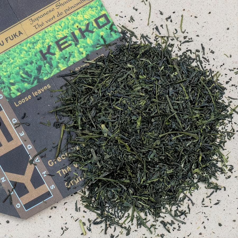 Japan Grüntee bio Keiko Tenbu Fuka (Kabusecha), 50g Originalverpackung