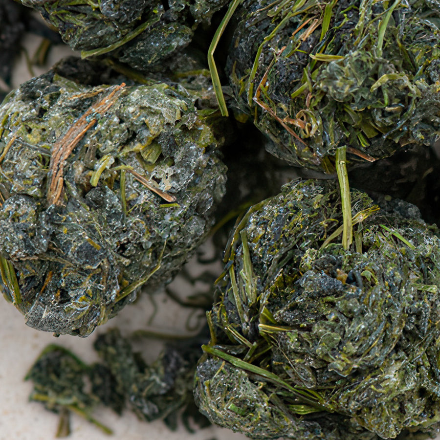 Jiaogulankraut gerollt, gynostemma pentaphyllum - Novel Food, kein Lebensmittel