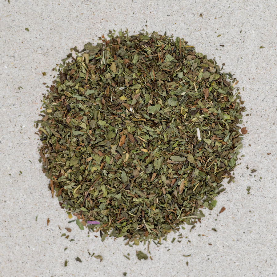 Nanaminze bio geschnitten, Spearmint, Krauseminze, marokkanische Minze, mentha spicata