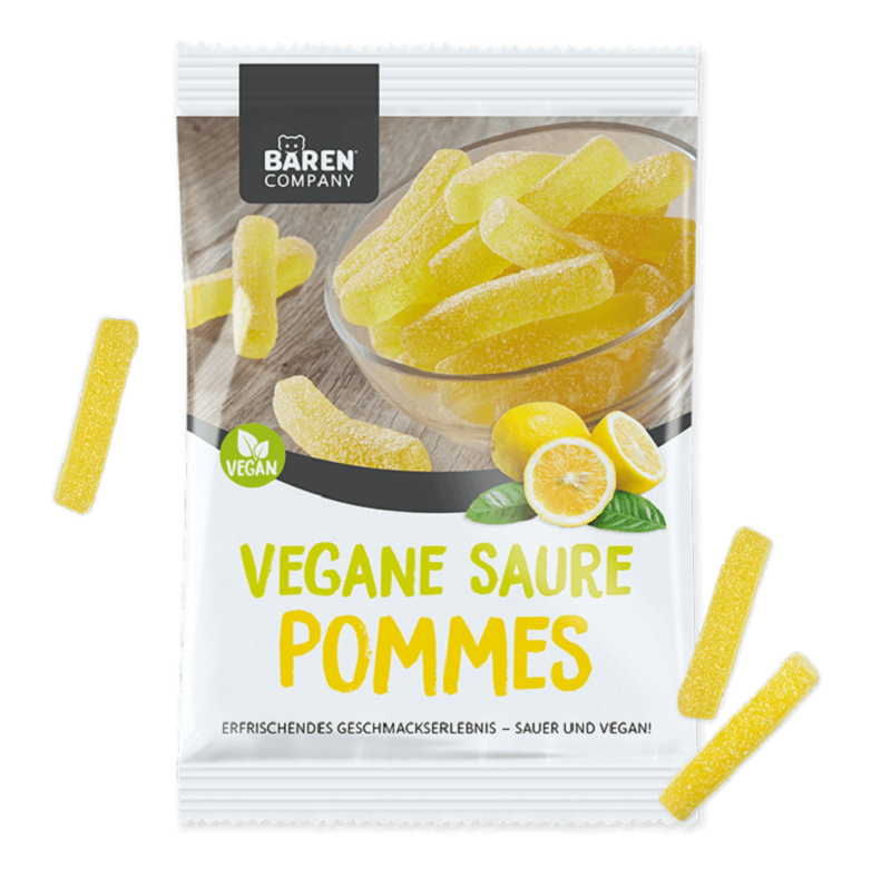 Saure Pommes Fruchtgummi vegan
