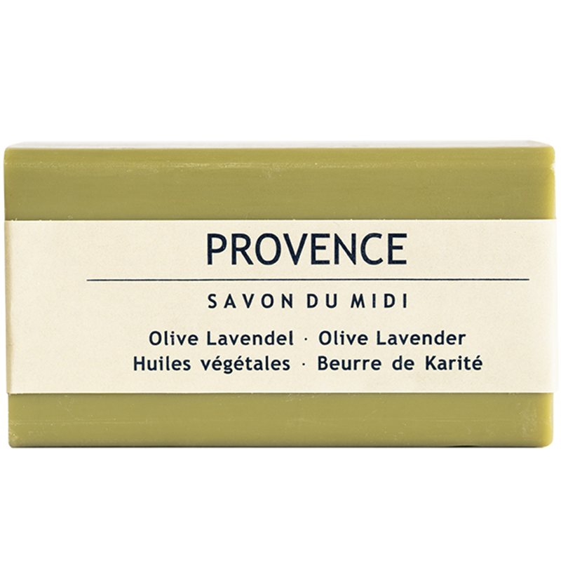 Savon du Midi Provence (Olive Lavendel) Seife 100g vegan, Karité-Seife mit Sheabutter