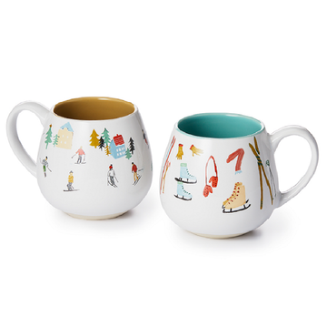 Teebecher Winter Vibes, Weihnachts-Teebecher 0.4l