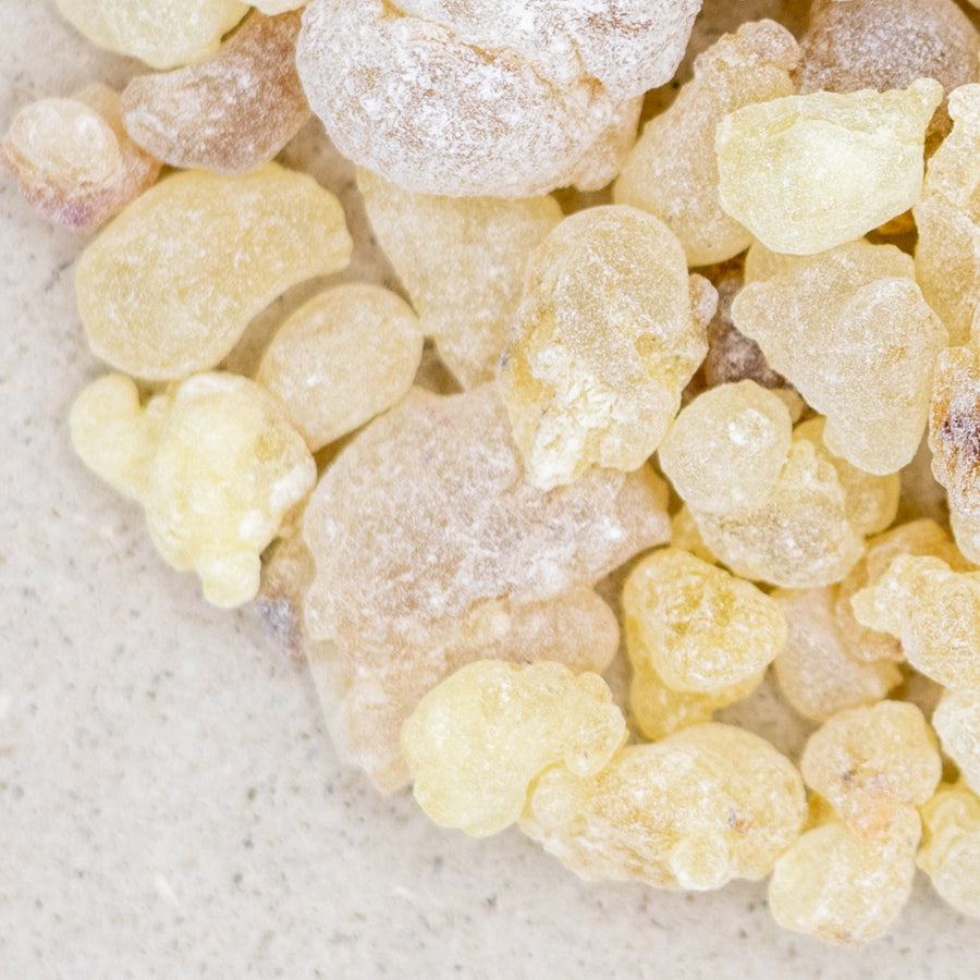 Weihrauch Yemen grün, boswellia sacra, echt, ungefärbt, Tee-Weihrauch