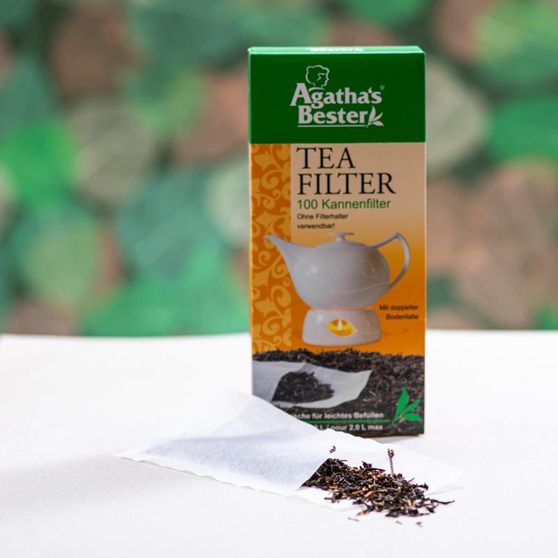 Teefilter, Kannenfilter, Papierfilter, kompostierbar, ohne Halter verwendbar, Grösse L