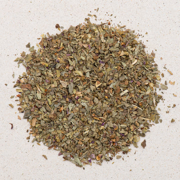 Basilikumblätter bio gerebelt, basilici folium