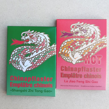 Original China Pflaster grün oder rot; Kräuterpflaster in 2 Varianten