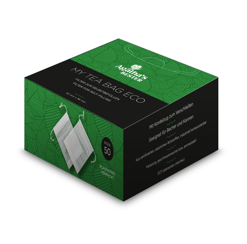 Tea Bag Eco, Aufgussbeutel zum Selbstbefüllen, kompostierbar