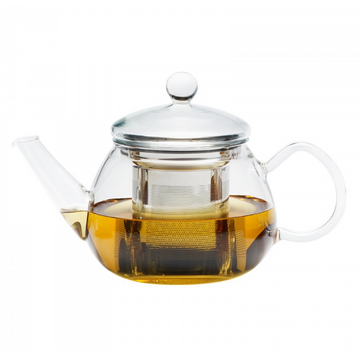 Trendglas Teekanne Pretty Tea 0.5 Liter mit Sieb, ideal für 2 Portionen & Gastro