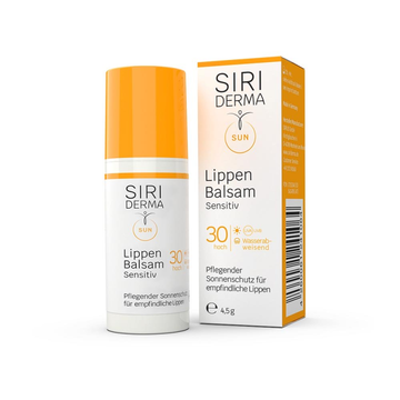 Siriderma SUN Lippenbalsam LSF30, beruhigend auch bei besonders sensibler Haut, 4.5g