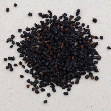 Holunderbeeren bio ganz, sambucus nigra fructus - nur erhitzt geniessen