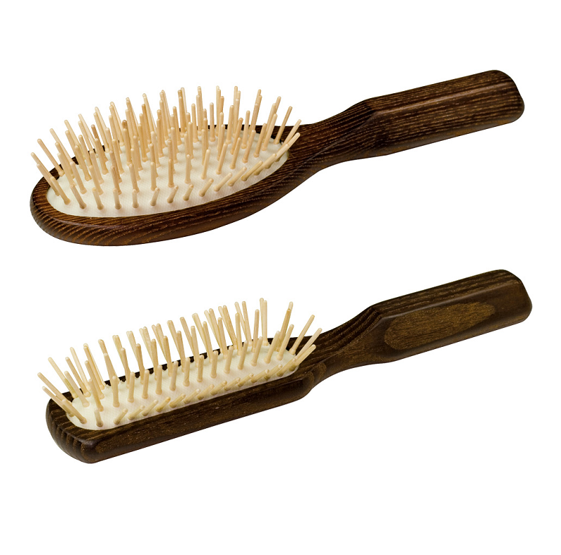 Haarbürste Thermoholz mit Buchenstiften in 2 Grössen